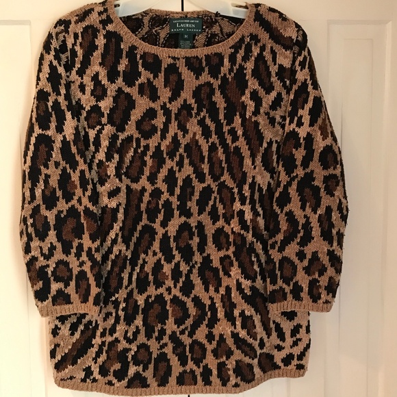 HAND KNIT LAUREN RALPH LAUREN SWEATER - Picture 1 of 4